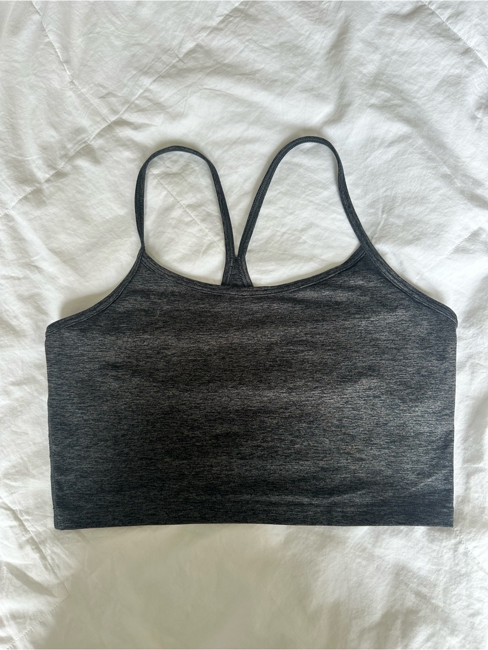 aerie Dark Gray Seamless Racerback Bralette
